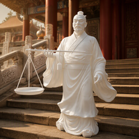 Statue de Bouddha chinois, dieu de la richesse, en résine, impression 3D, ornement artisanal, décoration Feng Shui pour la maison