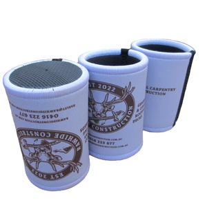 RYO 6mm Neoprene Foam Waterproof Stubby Holder Custom Logo Print Beer Can Cooler Overlock Stitching Sublimation Print Glued - Product Image 3