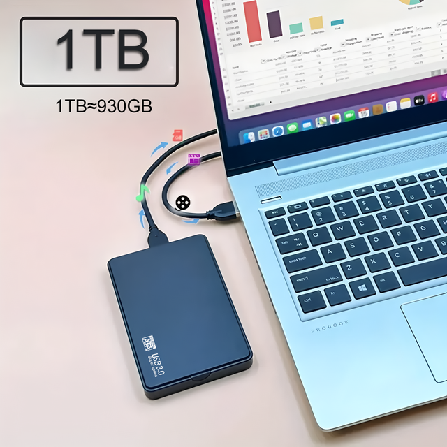 External Hard Drive USB 3.0 Portable HDD 1TB Hard Disk Drive for Desktop and Laptop Backup Wholesale Bulk OEM