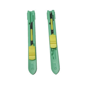 Pisau bedah medis sekali pakai, baja karbon tahan karat disterilkan No 11 15 23 25 15c no 12 - Product Image 1