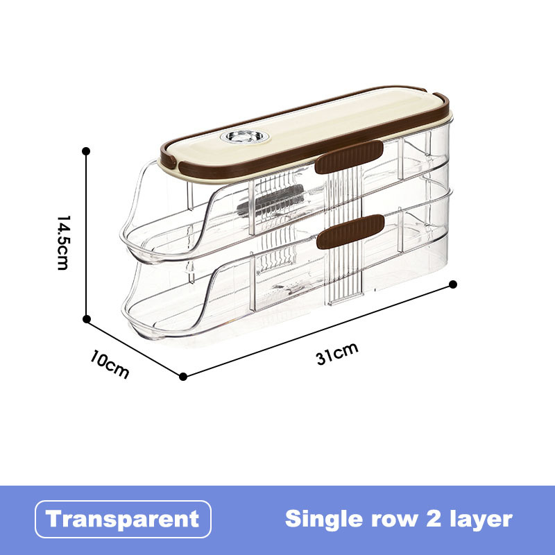 Transparente - Una fila, 2 capas