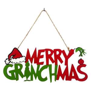 ป้ายไม้สำหรับตกแต่งต้นคริสต์มาสของตกแต่งงานปาร์ตี้วันคริสต์มาสแบบกำหนดเองชิ้นเดียว - Product Image 2