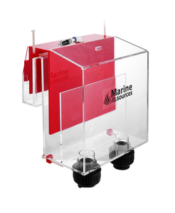 Acuario SOB-1 SOB-2 Caja de agua Sifón Caja de desbordamiento Accesorios de escritorio esenciales en fuentes marinas de plástico negro/rojo - Product Image 4