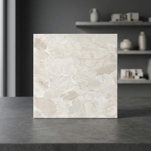 กระเบื้องปูพื้นพอร์ซเลนลายหินอ่อนสีขาวเมฆ ขนาด 600x600 มม. ผิวมันเงา - Product Image 4