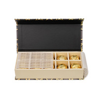 Boîte cadeau en chocolat portable de luxe personnalisée avec fermeture magnétique, emballage en carton rigide avec doublure en éponge, impression couleur intégrale