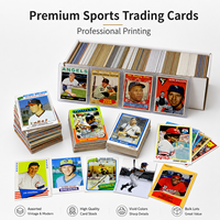 Jeu de cartes à collectionner de baseball avec logo personnalisable Cartes à collectionner personnalisées pour le sport Cartes à jouer en papier