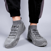 Chaussettes hautes personnalisées Bean Shoes 38-44 hommes turcs sport course semelle en caoutchouc chaussures de conduite pour hommes