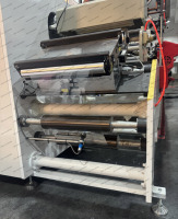 Servo complet rouleau à rouleau 6 8 10 couleurs Horizontal papier étiquette Film Inline Flexo Machine d'impression pour auto-adhésif étiquette autocollant