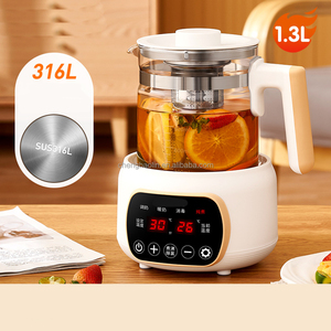 Hervidor de <span class=keywords><strong>Agua</strong></span> Eléctrico de Temperatura Constante 24H, Esterilizador, Tetera para Hierbas, Hervidor de Vidrio Eléctrico de 1.3L para Hogar y Oficina - Product Image 1