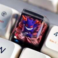 Three-Dimensional Resin Keycap Transparent Dream Treasure Drop Glue Manual Cross Shaft Mechanical Keyboard Key Cap