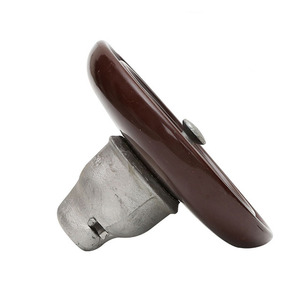 ฉนวนพอร์ซเลนช่วงล่าง XP70แรงดันสูงฉนวนแก้วพอร์ซเลนสำหรับแรงดันไฟฟ้าสูง XP70สีน้ำตาลสีขาว - Product Image 2