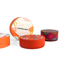 Boîte ronde en carton écologique pour chocolats, macarons, gâteaux, tube en papier biodégradable pour emballage cadeau de boulangerie
