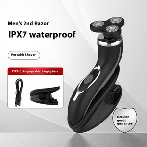 Nueva Afeitadora Eléctrica Recargable Portátil para Hombre, 3 en 1, Acero Inoxidable, Mango de Plástico AE-859 - Product Image 2