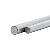 Axe linéaire trempé HLTNC 45 #   Axe de guidage linéaire en acier 6mm 8mm 10mm 12mm 20mm pour machine CNC