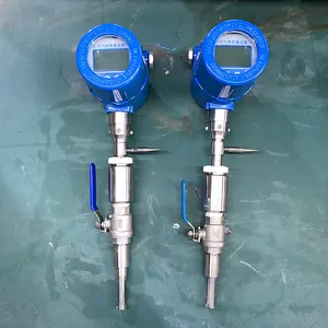 Medidor de fluxo de ar comprimido Smart DN200 RS485 metano oxigênio hidrogênio nitrogênio c4h8 co2 medidor de fluxo de massa térmica para óleo e gás