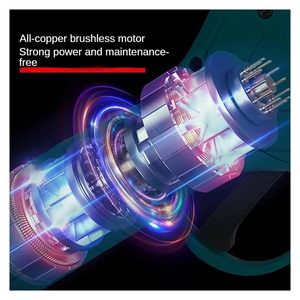 21V Cordless Brushless Motor Pruning Shears 25mm Cutting Capacity Lithium Battery Right-Handed Steel Blade Blue Garden - Product Image 6