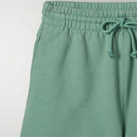 Bas quantité minimale de commande 100% coton éponge femmes Shorts ensemble 2 pièces sweat-shirt Shorts survêtement décontracté blanc solide survêtement logo personnalisé ensemble