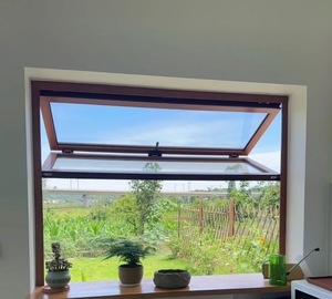 Fenêtre pliante triple sans cadre en alliage d'aluminium VOBO Avant <span class=keywords><strong>Garde</strong></span> Aero, synchronisée pour l'extérieur, surface finie, idéale pour les repas en plein air - Product Image 4