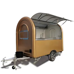 Street snack vending equipment coffee food trailer,hot dog carts,mobile food trucks for sale