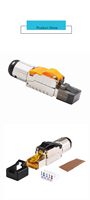 Precio de fábrica Ftp blindado sin herramientas Rj45 8p8c Cat7 Cat8 enchufe de terminación de campo Conector sin herramientas Cat8 enchufe sin herramientas