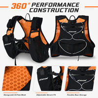 Gilet d'hydratation léger personnalisé OEM ODM pour la course à pied, respirant, pour trail et marathon, avec poches pour bidons souples