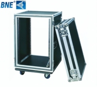 Prix d'usine – Rack audio professionnel 18U à 2 portes, double couche, en contreplaqué étanche, sur roulettes, pour amplificateur de puissance et console de mixage