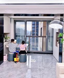 Aluminium Heavy Duty Big Panel <b>Sliding</b> <b>Door</b> Entrance <b>Doors</b> Residential <b>Doors</b> Wooden Grain Glass Graphic Design Stainless Steel - Product Image 2