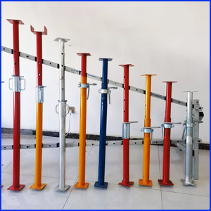 Étais de coffrage en acier Q235 galvanisé pour la construction industrielle et le soutien du béton – Rouge, Orange, Bleu, Argent - Product Image 1