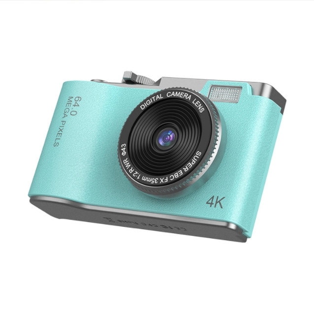 4K HD Digital Camera CCD Retro Fashion Camera Digital Point Shoot with 16X Zoom Anti Shake FHD 1080P Camera