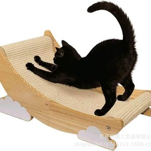 ที่นอนแมวแบบไม้ 3 in 1 สำหรับแมวในบ้าน ที่พักผ่อน ทนทาน - Product Image 5