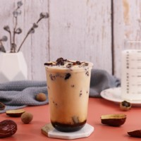 Matière première saine chaude et non grasse Longan et pâte de datte rouge pour thé au lait emballé dans une bouteille