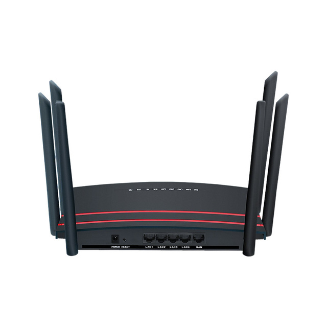 High Speed Home WPA WPA2 WPA3 WiFi6 Router AX3000 Dual Band Five Gigabit Ports Wireless Network Device for Long Range Coverage