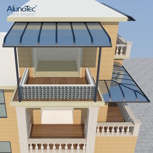 Moderna Porta <span class=keywords><strong>In</strong></span> <span class=keywords><strong>Policarbonato</strong></span> Tenda Patio Che Copre Terrazza Balcone Tettoia Esterna Sul Tetto - Product Image 6