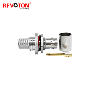 <span class=keywords><strong>BNC</strong></span> kết nối 50ohm không thấm nước <span class=keywords><strong>BNC</strong></span> Jack EZ RF Coax uốn nối cho lmr400 rg213 rg214 7dfb H1000 cáp đồng trục - Product Image 2