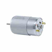Moteur DC 555 12V 24V Mini Moteur à Double Arbre de Sortie, à Balais, Haute Vitesse, Vitesse Réglable, Rotation CW/CCW
