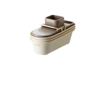 Dropshipping Shopify Manual Vegetable Slicer Shredder With 6 Blades Safety Hand Guard And Storage Baskets No Cut Injury - Product Image 1