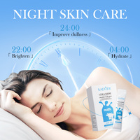 Nouveaux produits de soins de la peau masque facial au lait céramide hydratant apaisant réparation peau du visage bonne nuit de sommeil masque facial en gelée