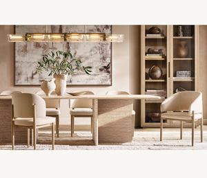 <span class=keywords><strong>Fauteuil</strong></span> de <span class=keywords><strong>salle</strong></span> <span class=keywords><strong>à</strong></span> <span class=keywords><strong>manger</strong></span> exclusif en bois rembourré de tissu de chêne massif moderne nordique - Product Image 6