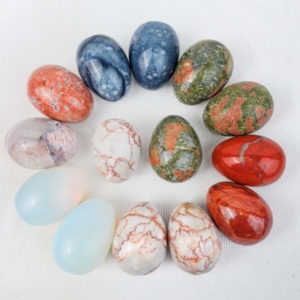 Uova di Quarzo in Pietra Naturale Ametista Agata Avventurina Mista a Prezzo di Fabbrica per Decorazione Casa Regalo e Ornamento - Product Image 2