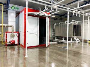 대형 산업용 정전기 가스 분말 코팅 도장 경화 오븐 8 미터 - Product Image 3