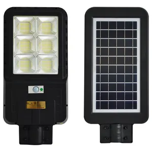 Niudi New Manufacturer Price List Outdoor Led Power Panel Lamp Solar Street Light 300w 500w Sensor Waterproof