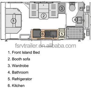 Usine professionnelle personnalisée petit <span class=keywords><strong>camping</strong></span>-<span class=keywords><strong>car</strong></span> caravane normes <span class=keywords><strong>Camping</strong></span> en plein air remorque de voyage - Product Image 3