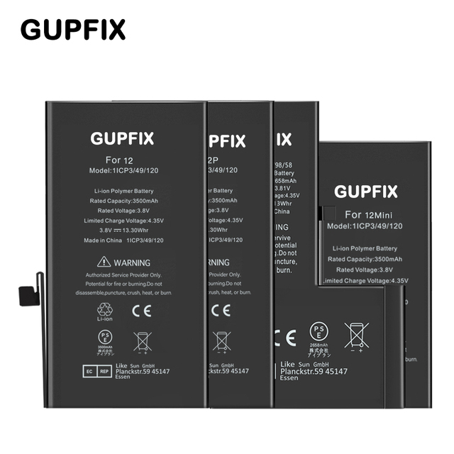 Li-polymer Battery Factory Direct Sale Replacement Battery Cell Phone Battery for Iphone SE SE2 X 11 12pro 13 Pro Max All Series