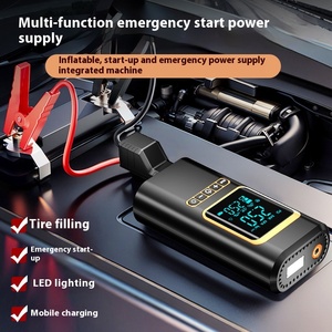2025 Nueva gran oferta 150PSI bomba de aire eléctrica para <span class=keywords><strong>coche</strong></span> con arrancador de batería de 8000mAh portátil inalámbrico Inflador de neumáticos de <span class=keywords><strong>coche</strong></span> Kit de herramientas de emergencia - Product Image 2