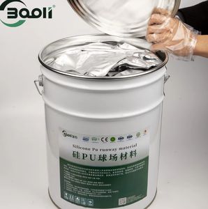 <span class=keywords><strong>พื้น</strong></span>ซีเมนต์ซิลิโคน <span class=keywords><strong>PU</strong></span> วัสดุเหลวสำหรับสนามกีฬาสนามกีฬาพื้นแห้งเร็วปรับระดับเอง - Product Image 4