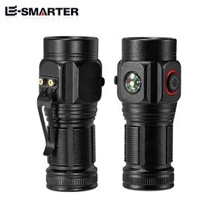 Super Bright Zoom Pocket Small Torch Light Linterna Camping Lampe De Poche Taschenlampe Mini Keychain Edc Flashlight