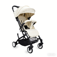 Poussette bébé pliable en aluminium à un bouton EN1888, légère, avec ceinture de sécurité 5 points, chariot de cabine avec poignée