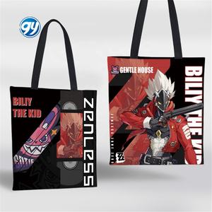 37*33cm Neues Spiel Zenless Zone Zero Anime Leinwand Handtasche Cosplay Anime Einkaufstasche - Product Image 3