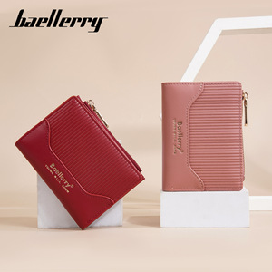 กระเป๋าสตางค์ใบเล็กสำหรับผู้หญิง Baellerry หนังนิ่ม ซิปใส่เหรียญ ใช้ได้ทุกวัน - Product Image 3