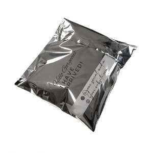 Custom LOGO Silver Mailing Bags Poly Shipping <b>Mailer</b> Courier Metallic Mailing Bag for Clothing - Product Image 2